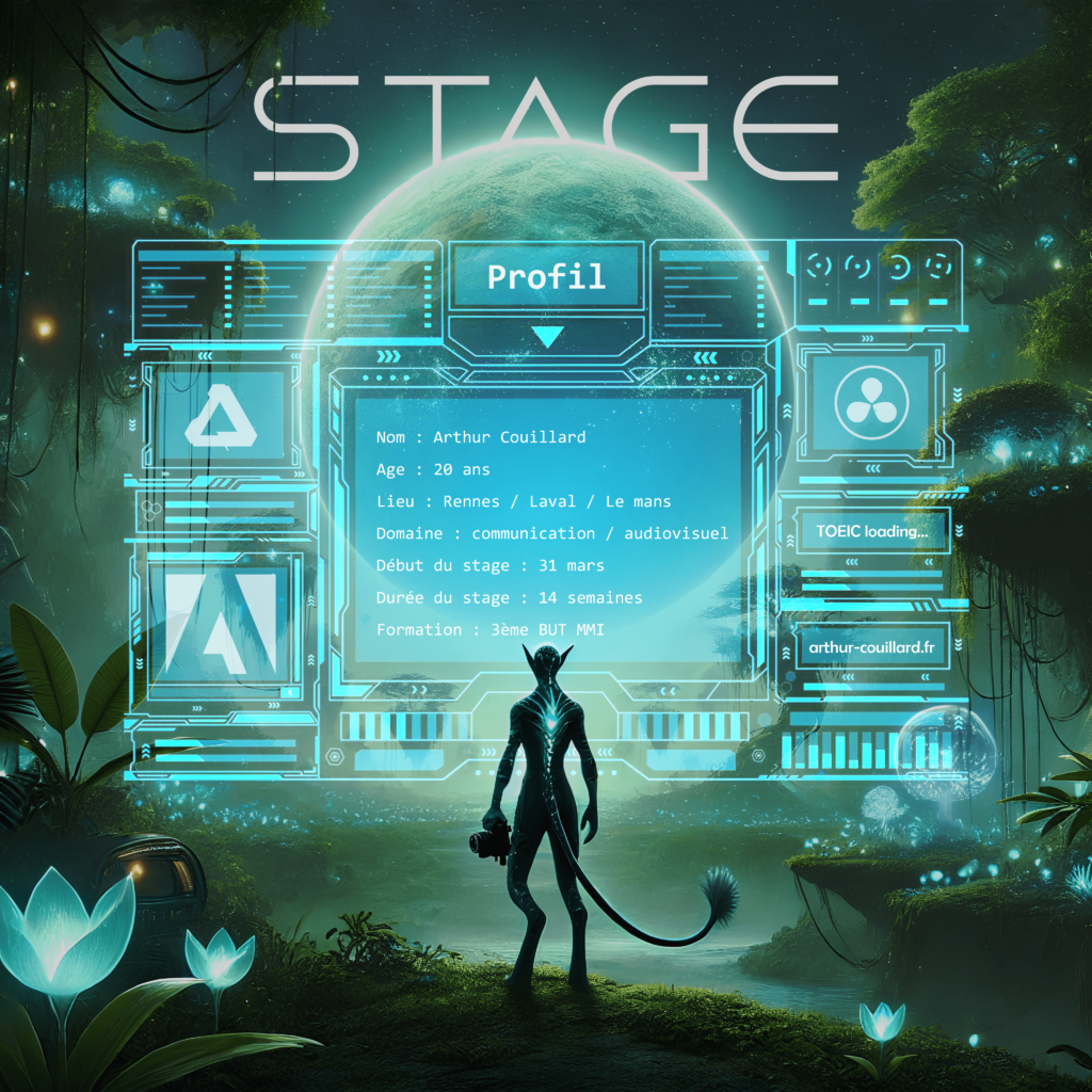 Affiche recherche de stage